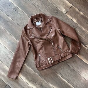 Old Navy Faux Leather Moto Jacket